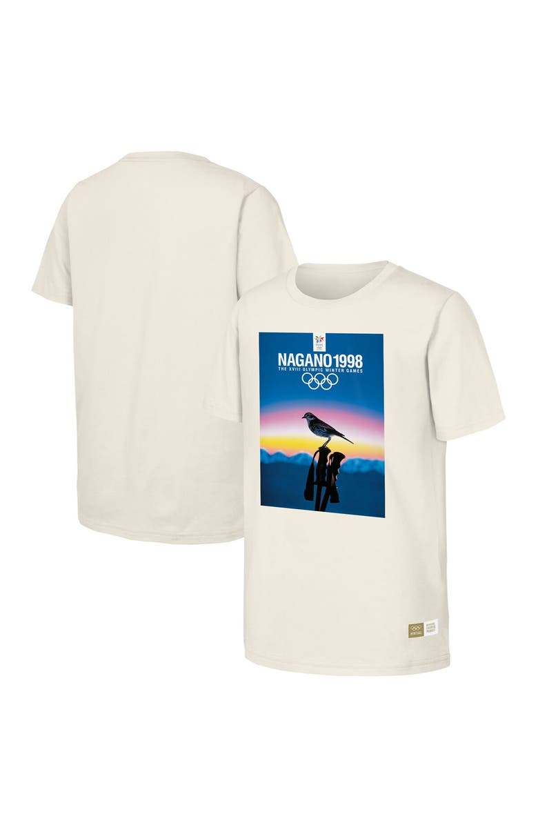 Outerstuff Men's  Natural 1998 Nagano Games Olympic Heritage T-Shirt, Main, color, 
