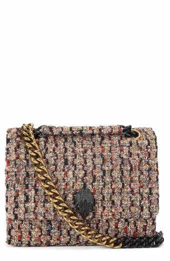 Kurt Geiger London Large Kensington Metallic Tweed Shoulder Bag