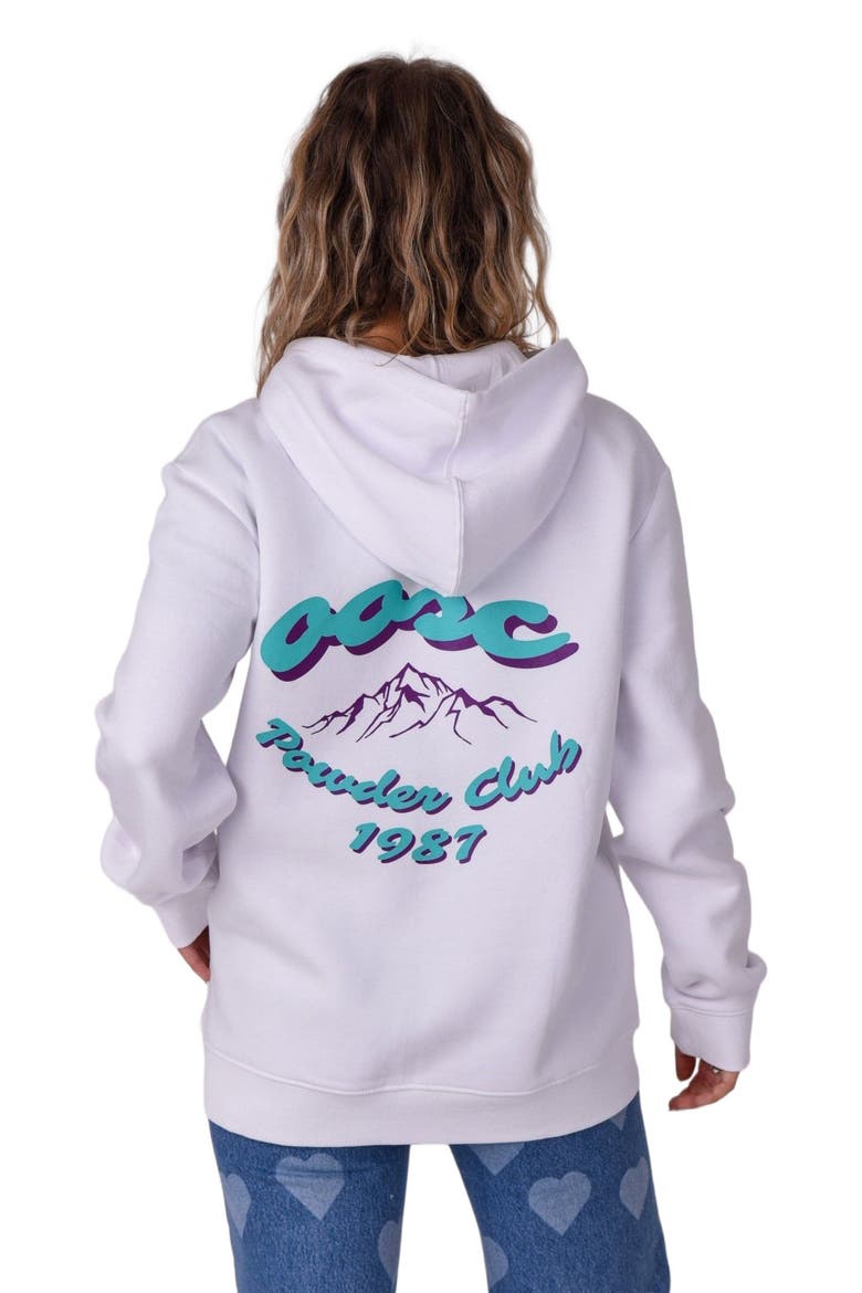 Powder Club Hoodie - White, Alternate, color, White