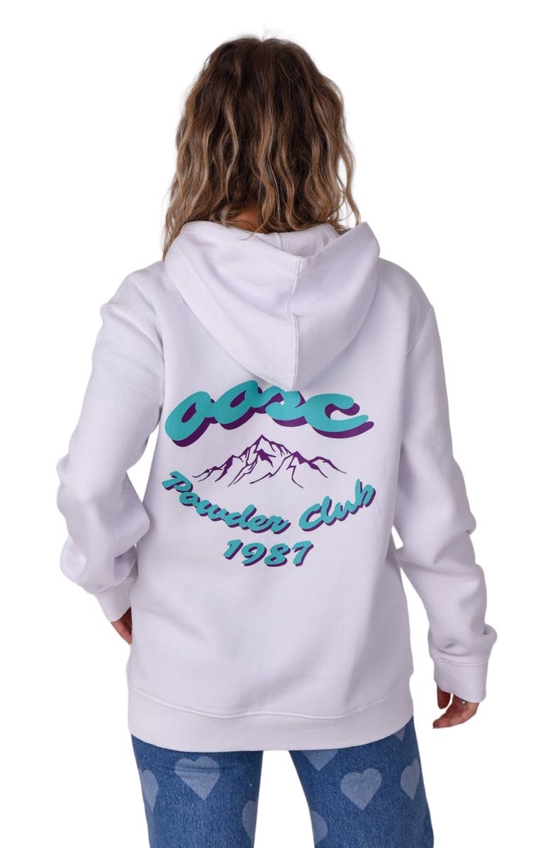 OOSC Powder Club Hoodie - White, Alternate, color, White