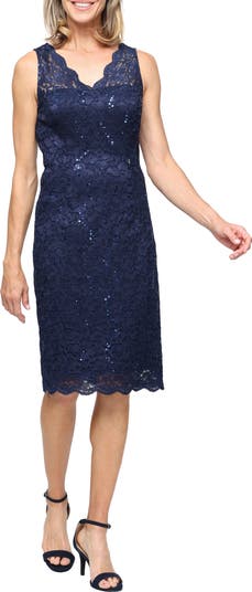 sl fashions 2-pc. lace jacket & midi dress set SL Fashions 2-Pc. Lace Jacket & Midi Dress Set MSRP $149 – DGFOutlet main image 1