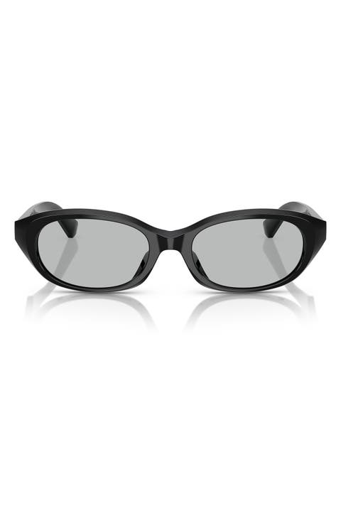 55mm Oval Sunglasses