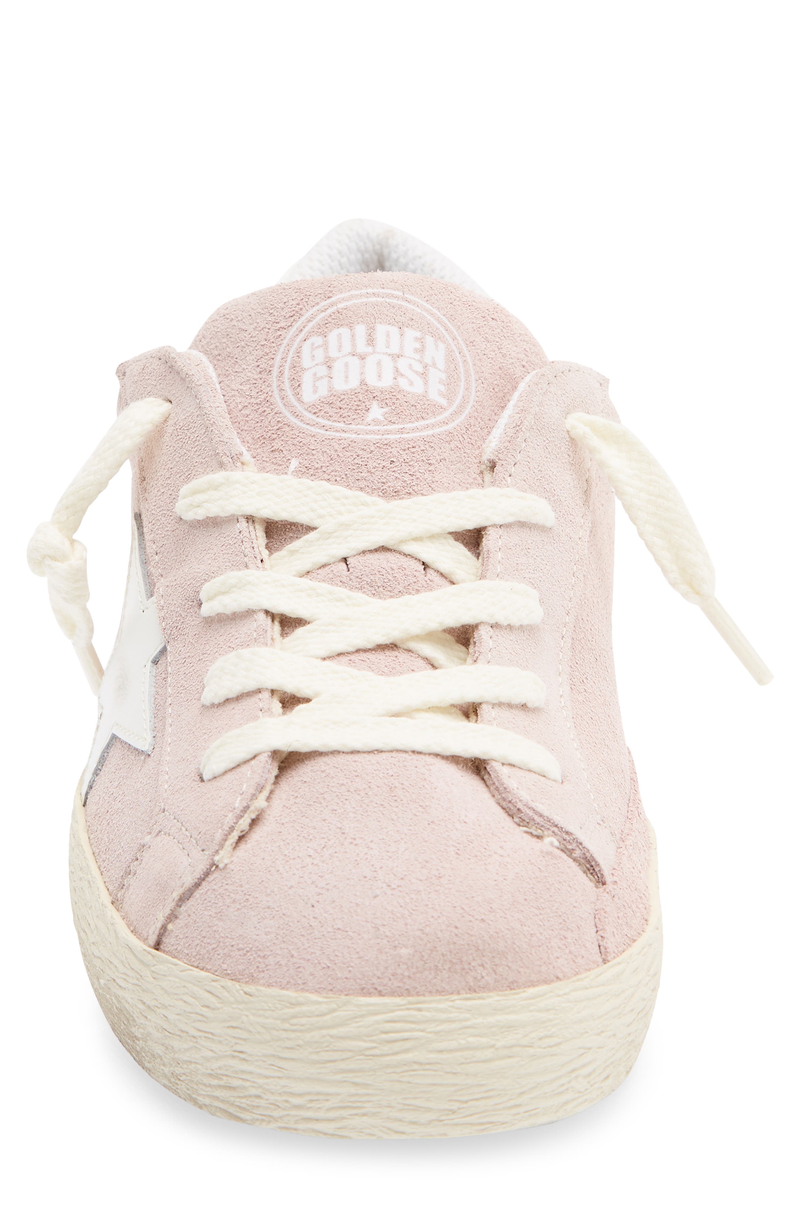 Kids' Super-Star Sneaker, Alternate, color, LIGHT PINK/ WHITE