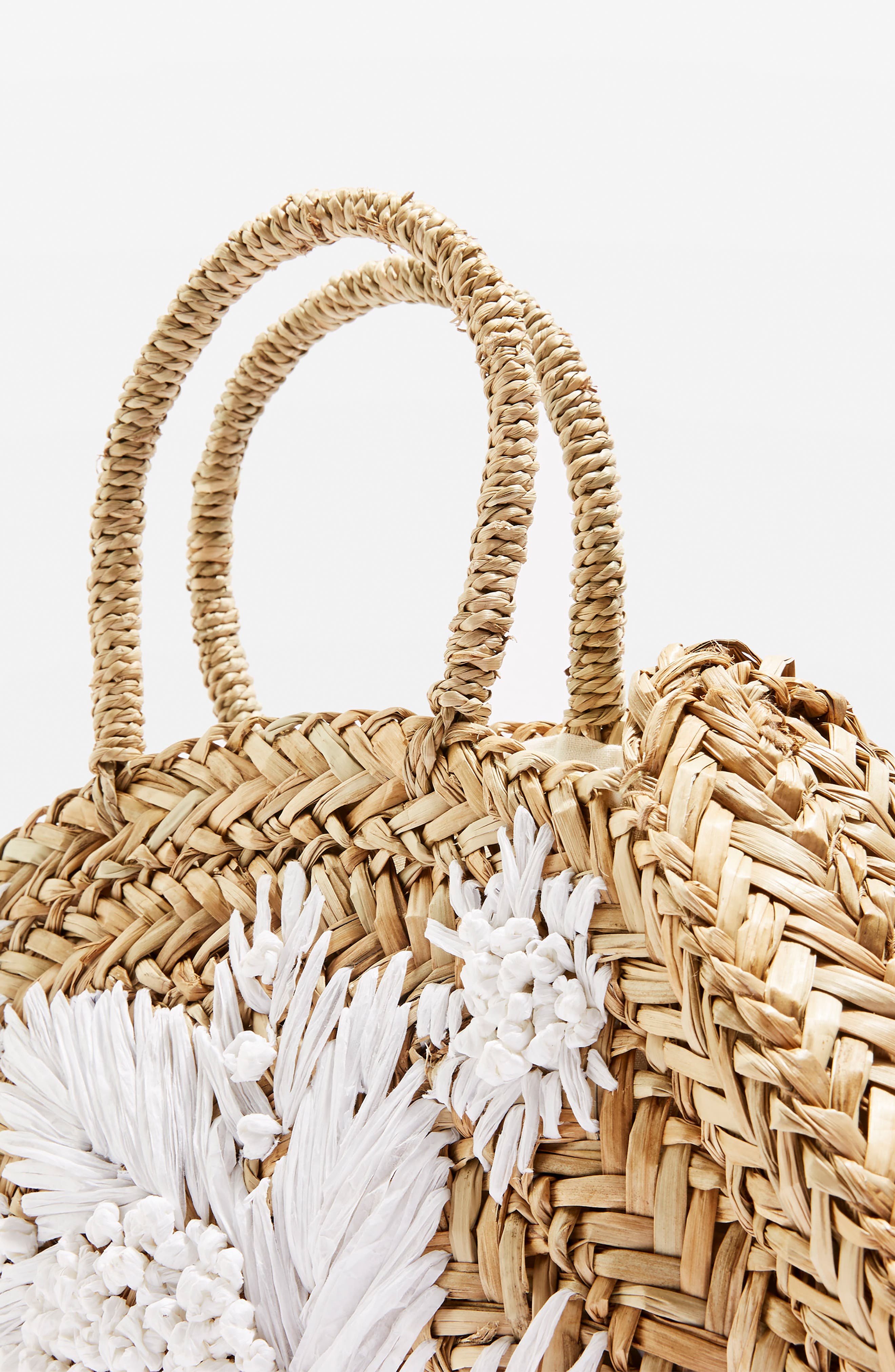 Topshop Brighton Floral Tote Bag, Alternate, color, 