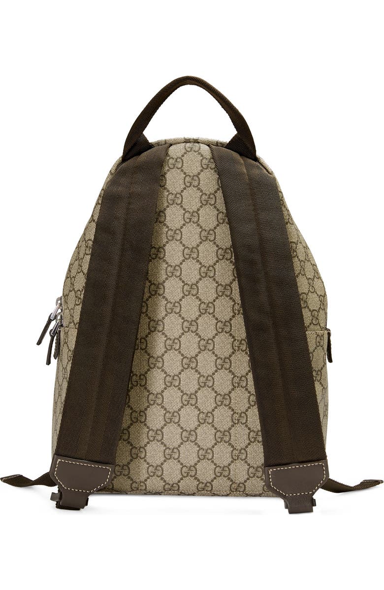 Gucci Logo Canvas Backpack, Alternate, color,