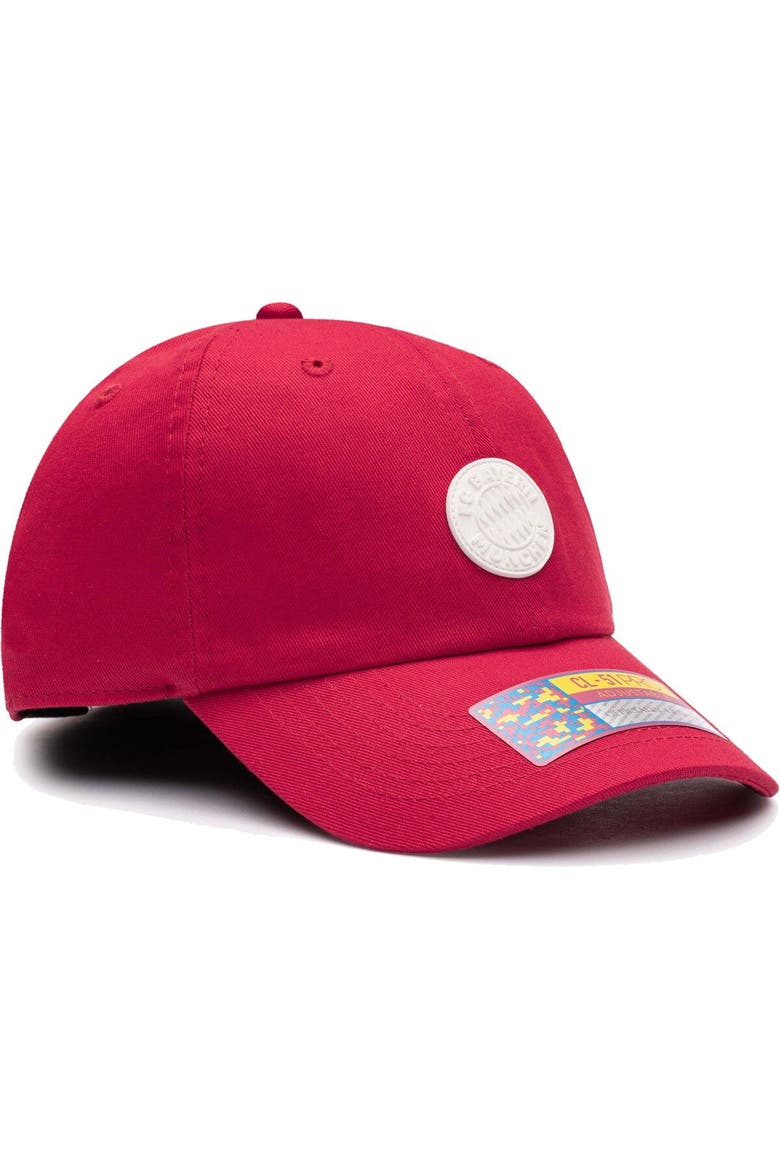 Men's Red Bayern Munich Casuals Adjustable Hat, Alternate, color, Red