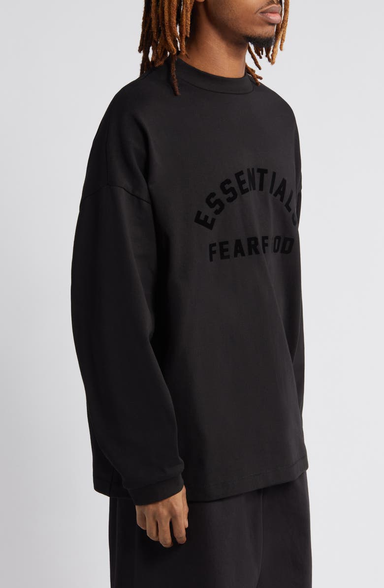 Fear of God Essentials Oversize Long Sleeve Logo Graphic T-Shirt, Alternate, color,