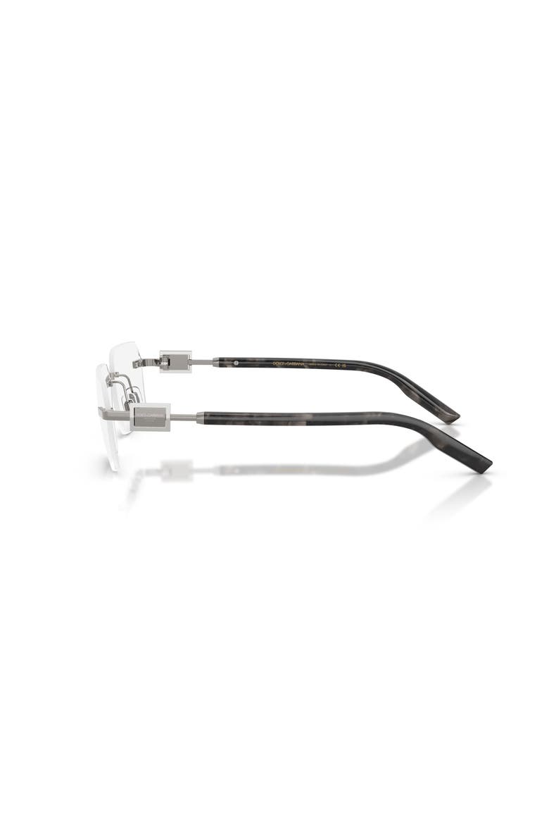 60mm Rectangle optical glasses, Alternate, color, Grey