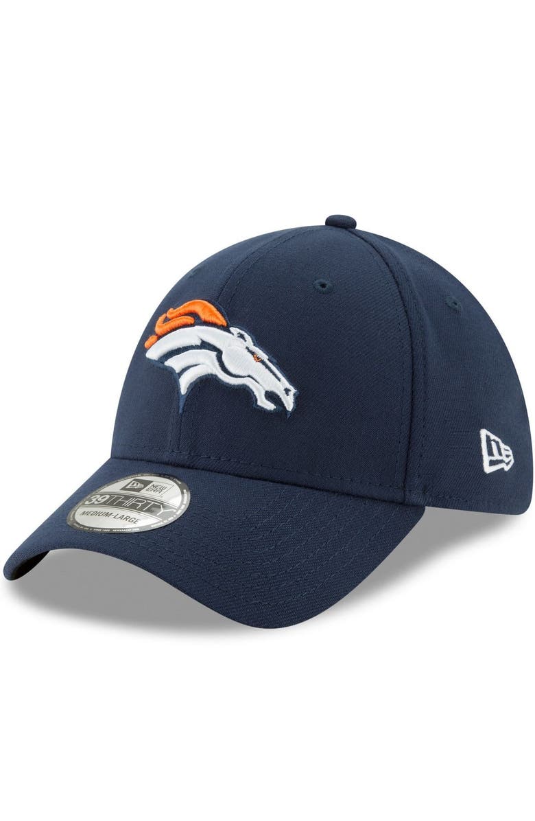 New Era Men's New Era Navy Denver Broncos 39THIRTY Flex Team Classic Hat, Alternate, color, 