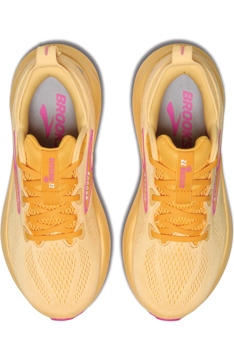 Brooks Glycerin 22 Running Shoe, Alternate, color, Sherbert/ Apricot/ Pink