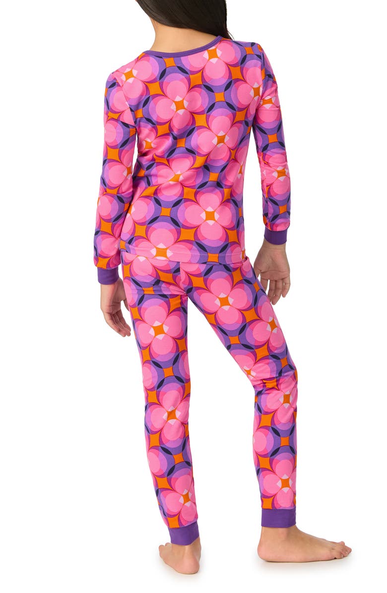 BedHead Pajamas x Trina Turk Kids' Print Fitted Two-Piece Pajamas, Alternate, color, 