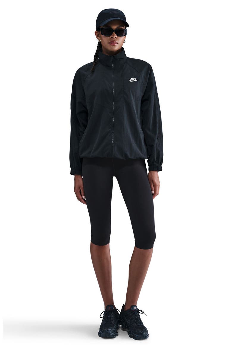 Sportwear Windrunner Oversize Jacket, Main, color, 010 BLACK/ SAIL