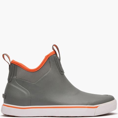 Drystrike Waterproof Gray & Orange Deck Boot