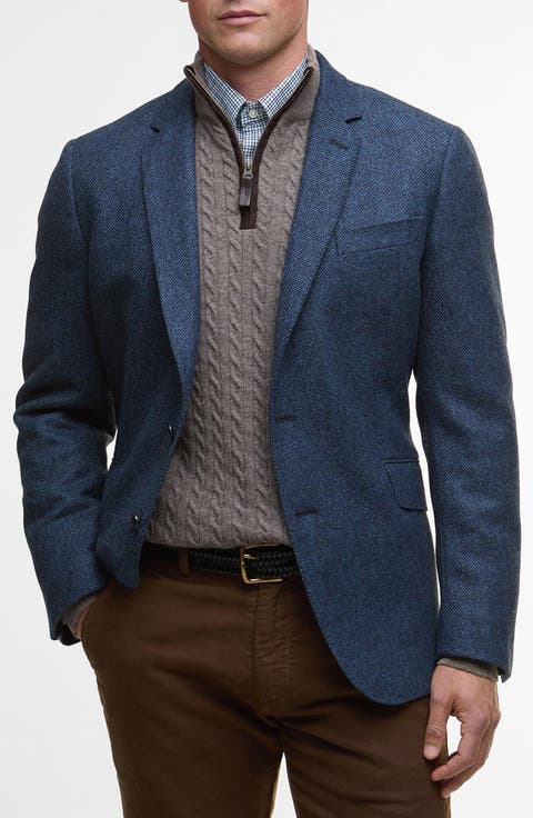 Firth Moons Wool Herringbone Sport Coat