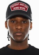 Cult of Individuality Repent & Sin Mesh Back Trucker Hat