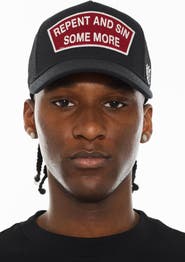 Cult of Individuality Repent & Sin Mesh Back Trucker Hat