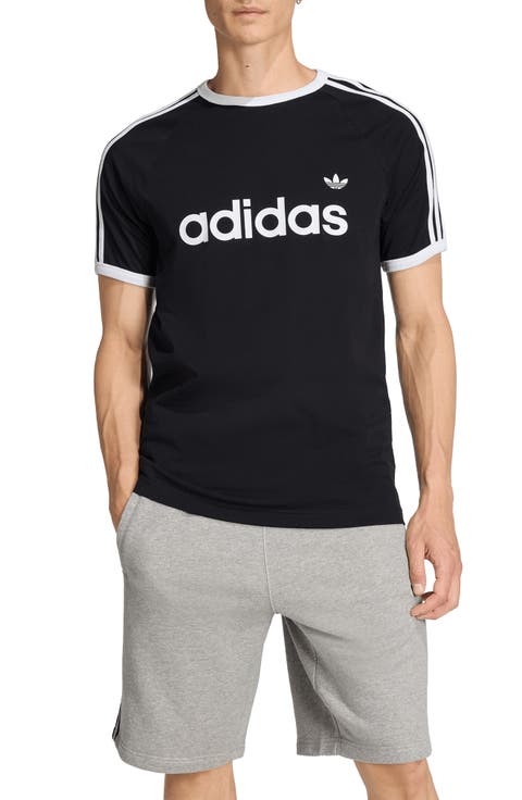 3-Stripes Cotton Ringer T-Shirt