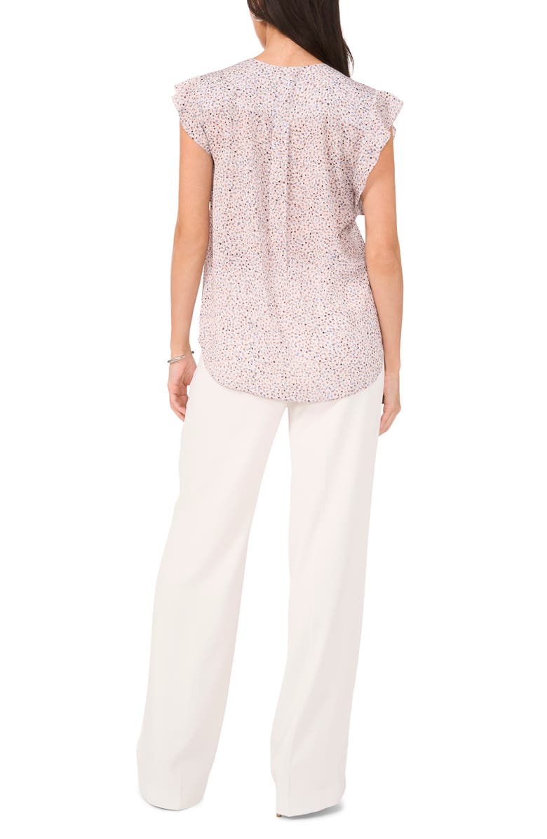 Vince Camuto Ruffle Sleeve Top, Alternate, color, 