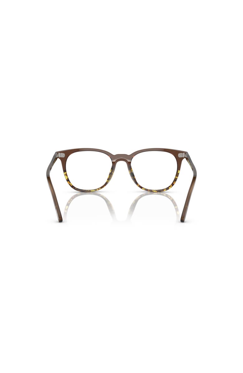 Oliver Peoples 49mm Rectangle optical glasses, Alternate, color, Brown