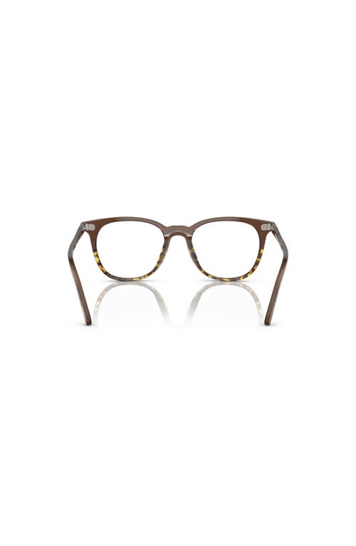 Oliver Peoples 49mm Rectangle Optical Glasses In Black