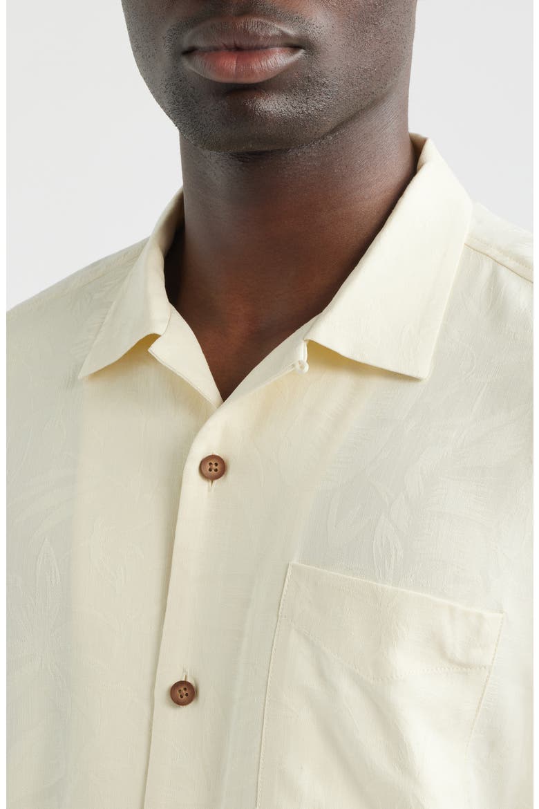 Blush Bayou Silk Camp Shirt, Alternate, color, CLOUD CREAM
