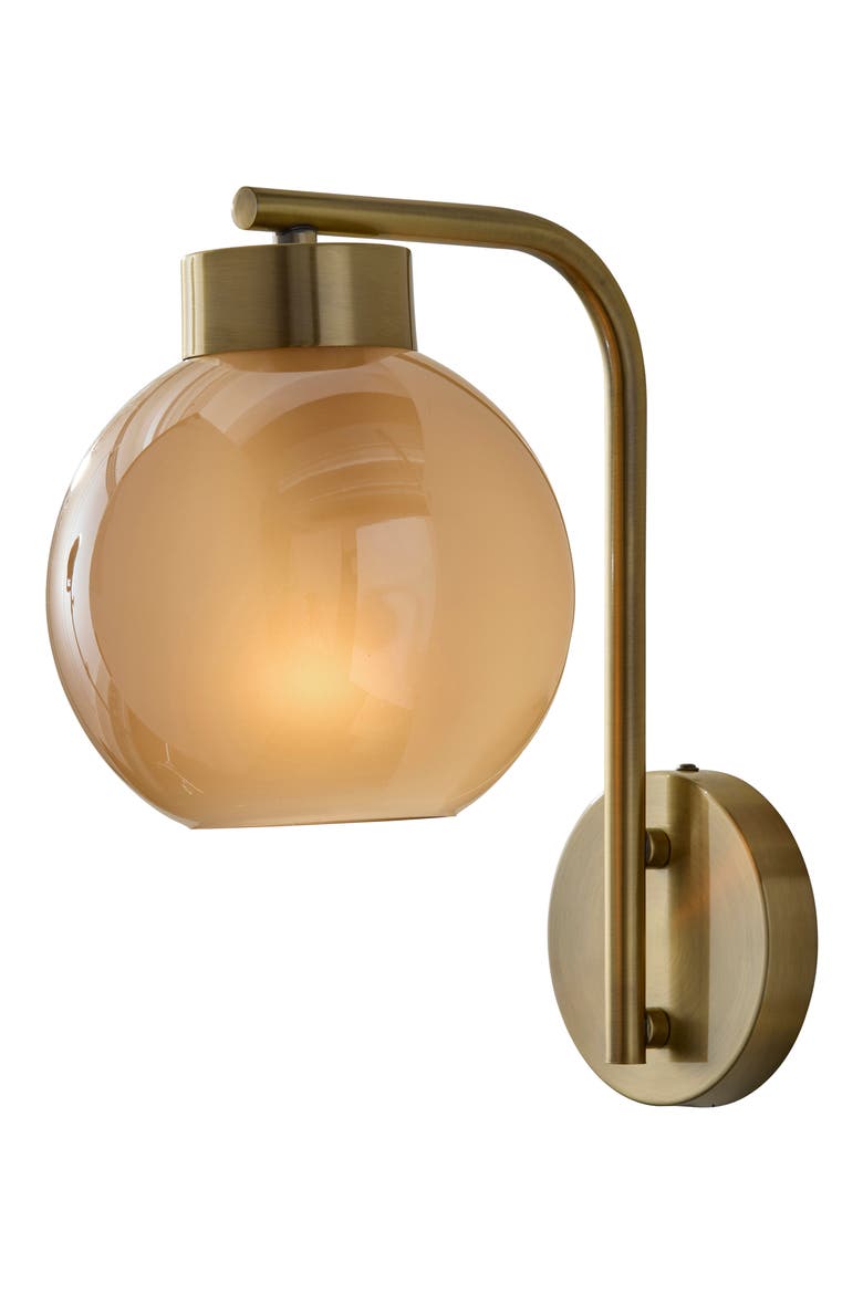 Atticus Wall Lamp, Main, color, ANTIQUE BRASS