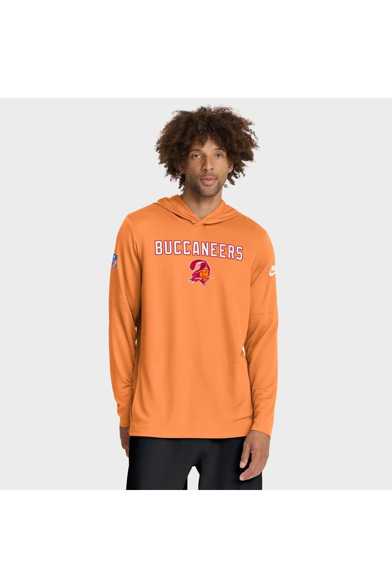 Men's Nike Orange Tampa Bay Buccaneers Alt Pack Pass Accuracy Performance Long Sleeve Hoodie T-Shirt, Main, color, Orange