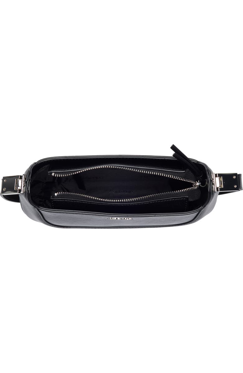 Calvin Klein Nori Shoulder Bag, Alternate, color, Black/ Silver