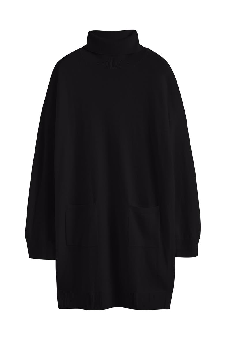 Chinti & Parker Cashmere Rollneck Dress, Alternate, color, 