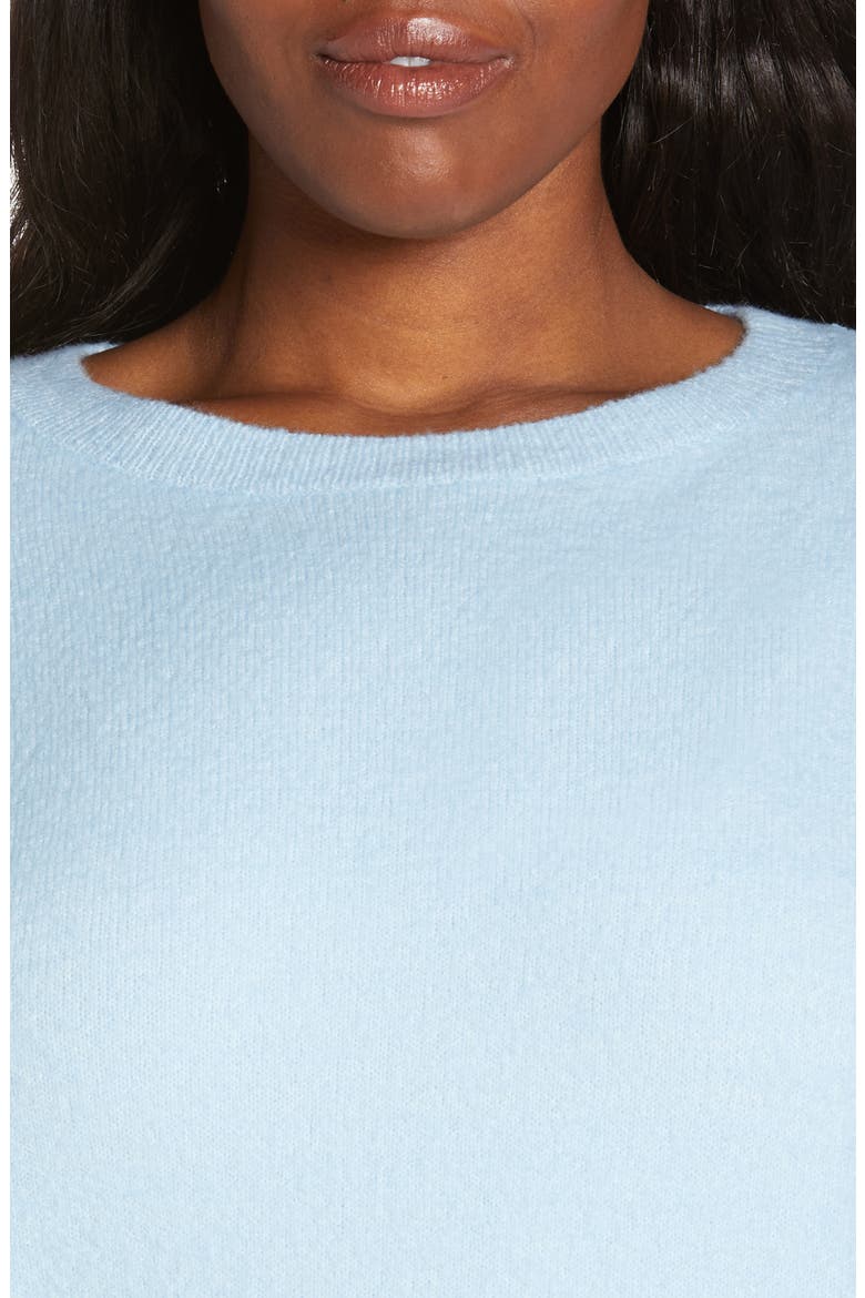 Women's Cozy Crewneck Sweater, Alternate, color, BLUE FALLS