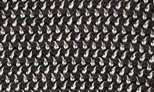 Marine Layer Robin Texture Crewneck Crop Sweater In Black