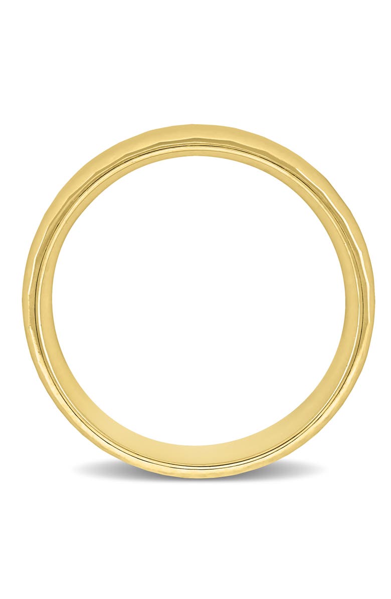 Julianna B. 6mm Geometric Pattern Wedding Band 14k, Alternate, color, 