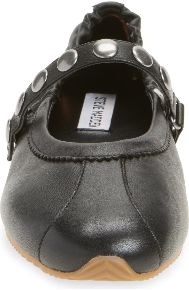Steve Madden Anaya Mary Jane Flat, Alternate, color, Black Leather