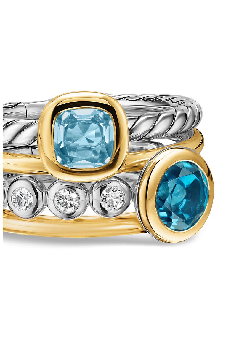 DY Mercer® Color Stone Multirow Ring, Alternate, color, SKY BLUE TOPAZ