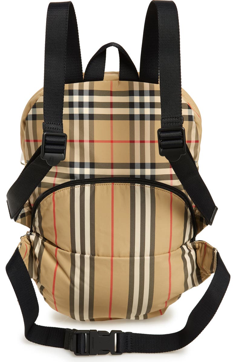 Burberry Rex Archive Check Convertible Belt Bag, Alternate, color,