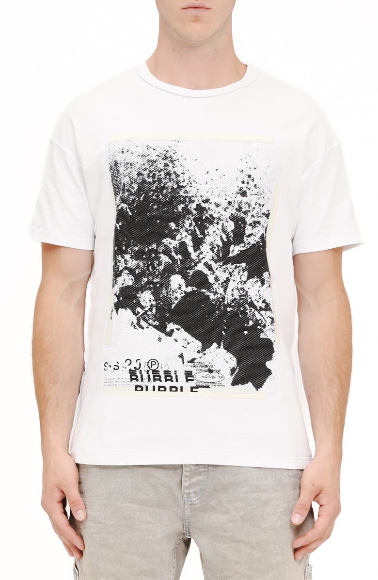 PURPLE BRAND Textured Inside Out Cotton Graphic T-Shirt, Main, color, 