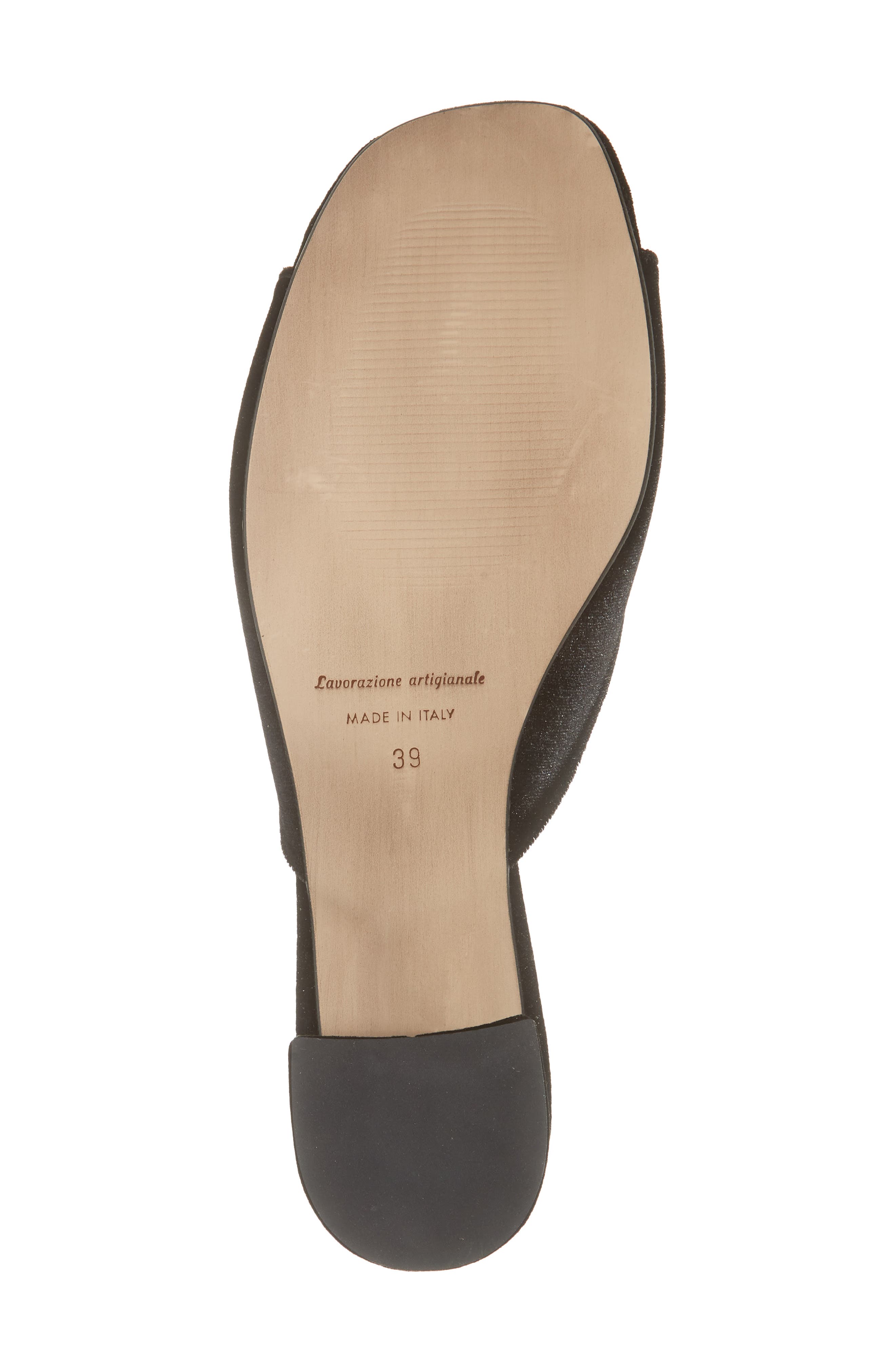 Idris Slide Sandal, Alternate, color, VELLUTO NERO