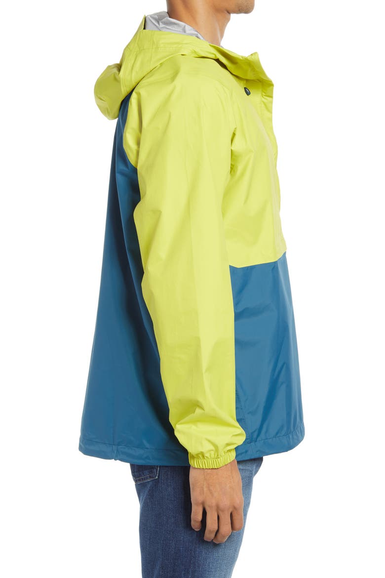Torrentshell 3L Packable Waterproof Pullover, Alternate, color, CHARTREUSE