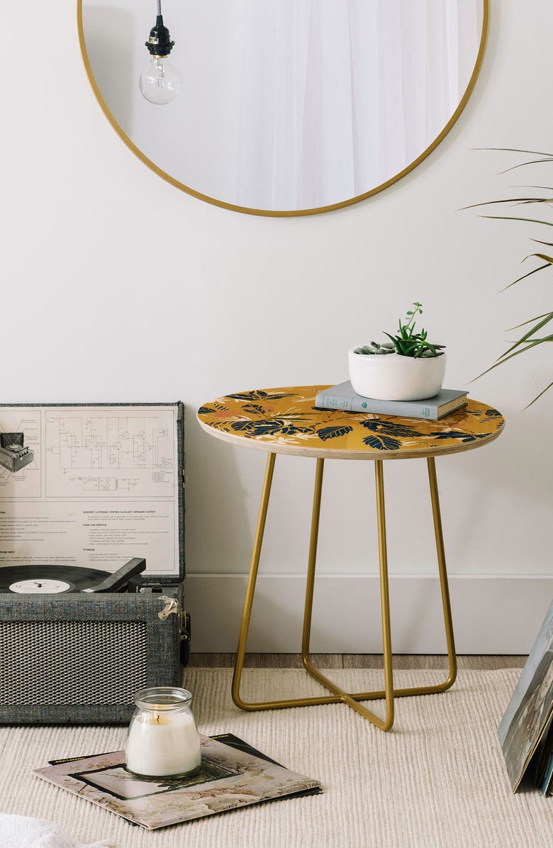 Deny Designs Autumnal Nature II Side Table, Alternate, color, 