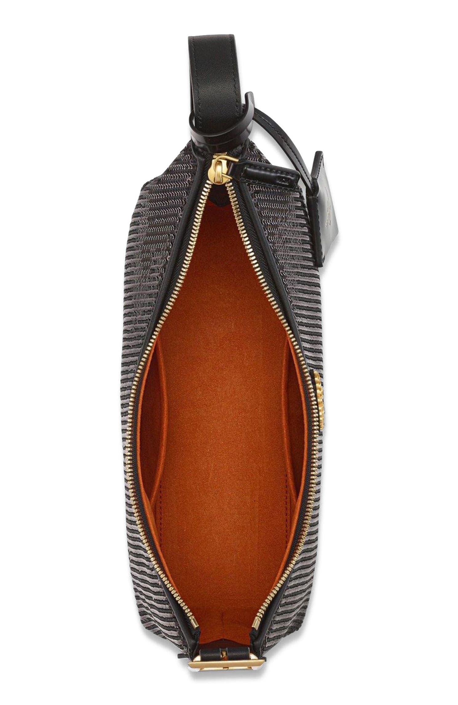 MCM Aren Hobo in Sequin Lamb Leather, Alternate, color, 