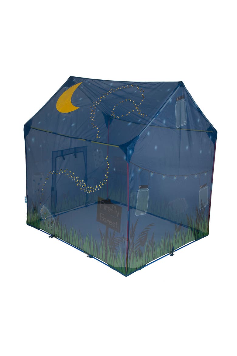 Glow in the Dark Firefly House Play Tent, Main, color, BLUE
