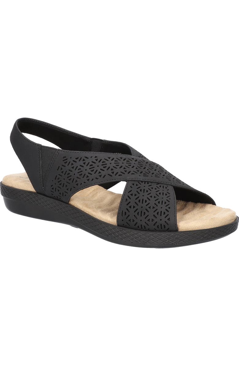 EASY STREET Claudia Slingback Sandal, Main, color, Black