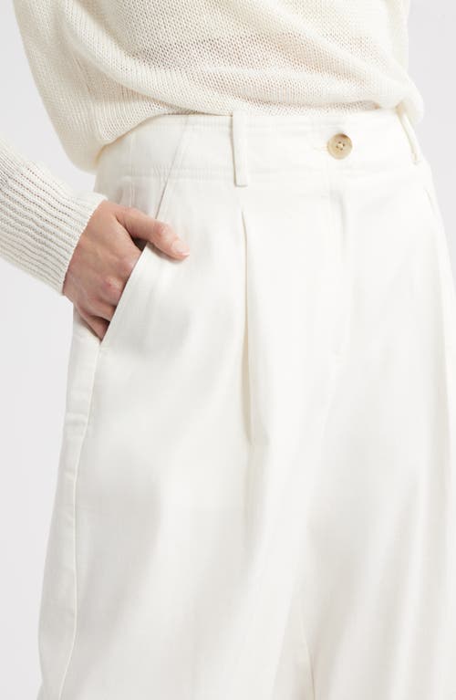 Nordstrom Crop Wide Leg Pants In White