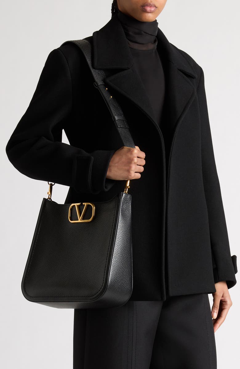 Valentino Garavani VLOGO Alltime Hobo Bag, Alternate, color,