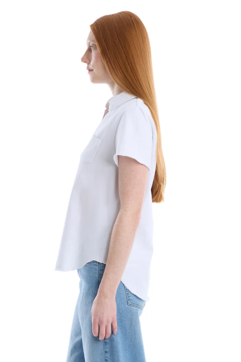 Polo With Chest Pocket, Alternate, color, White