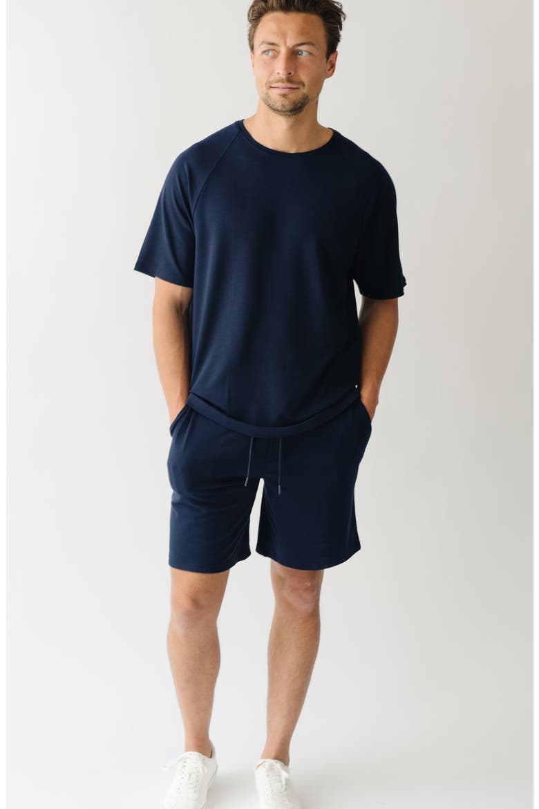 Ultrasoft Pajama Shorts, Alternate, color, NAVY