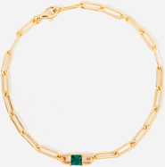 Little Sky Stone Birthstone Paperclip Chain Bracelet