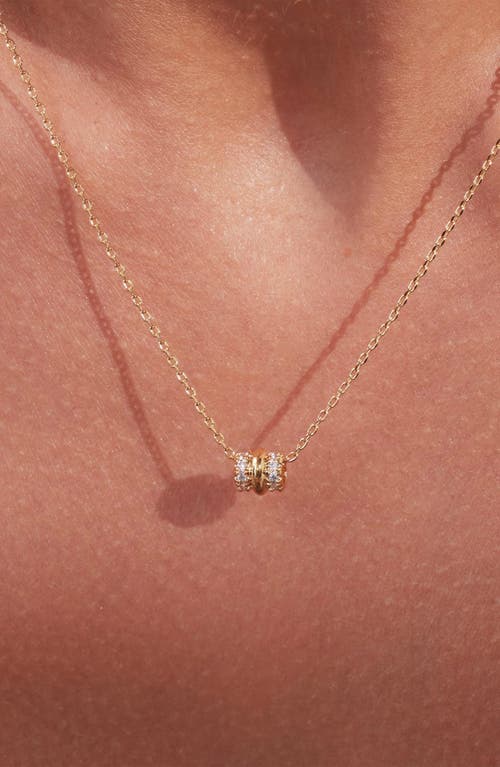 Bearfruit Jewelry Rolly Pendant Necklace In Gold