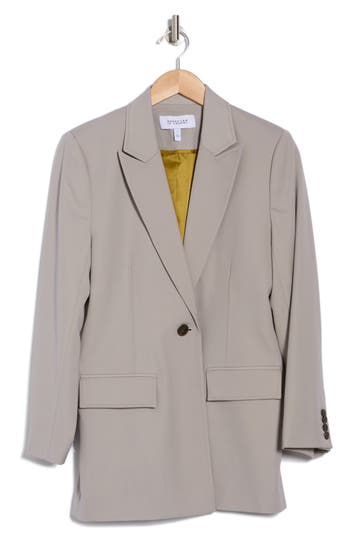 Derek Lam 10 Crosby Nico Single Breasted Jacket In French Grey
