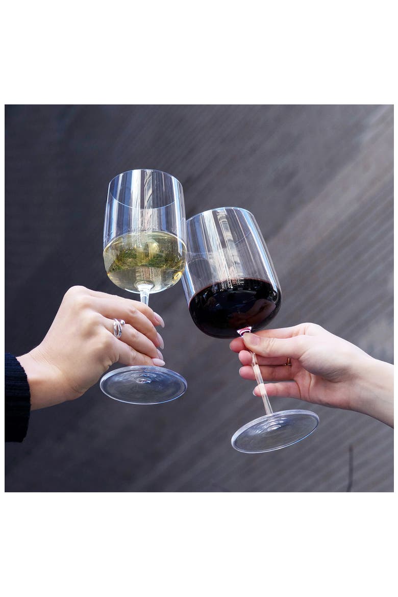 Sublime 22 oz. All Purpose Wine Stems, Set of 4, Alternate, color, CLEAR
